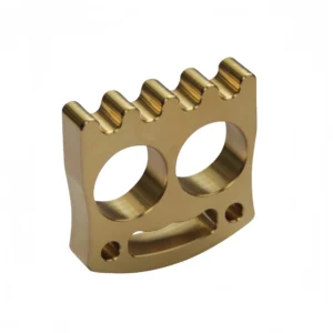 Tirapugni EDC tirapugni tattico da esterno in ottone fibbia pugno tattico solido