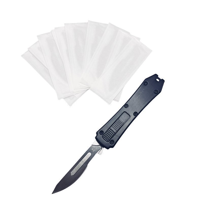 Scalpel coltello multiuso With 10 lama coltello nero taglierino 1 Scalpel coltello multiuso With 10 lama coltello nero taglierino
