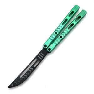 Variant practice butterfly 7075 aluminum uncut training coltello