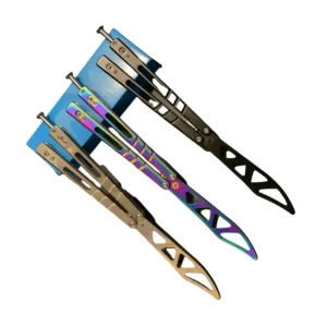 Coltello butterfly practice tool acciaio inossidabile outdoor tool JL-64 unsharpened