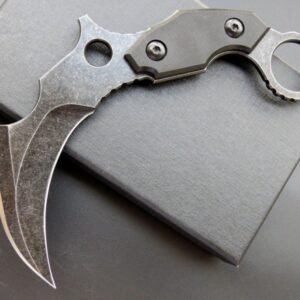 Coltello karambit C1699 Fixed coltello G10 manico + D2 Stone Washed Steel lama Convenient Edc Tool