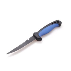 5 pollici acciaio inossidabile back tooth coltello da pesca with scabbard for outdoor fishing