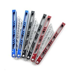 Aluminum manico Butterfly training coltello