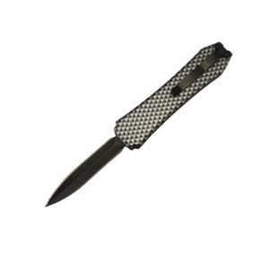 3.25" Pocket Mini coltello a scatto - fibra di carbonio