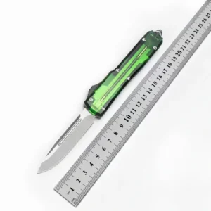 Verde translucent manico coltello OTF