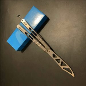 Coltello butterfly practice tool acciaio inossidabile outdoor tool JL-64 unsharpened