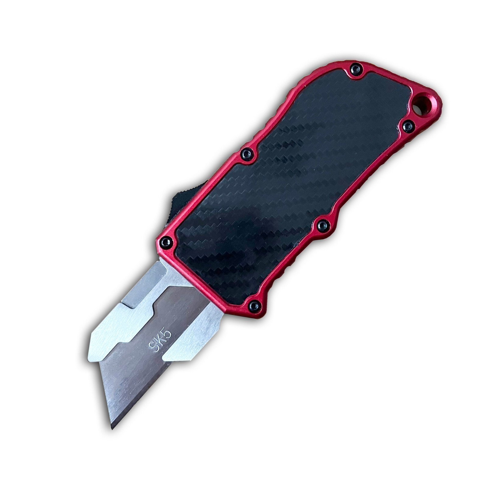 Taglierino fibra di carbonio coltello multiuso lama Equipped With 5 lamas-rosso 1 Taglierino fibra di carbonio coltello multiuso lama Equipped With 5 lamas-rosso
