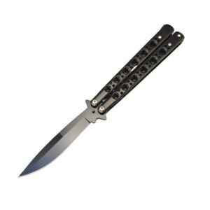BM 42 coltello balisong coltello butterfly Spring Latch nero