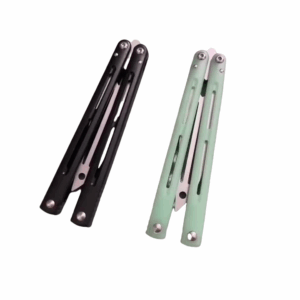 Trainer per coltello butterfly Cnc Process Sleeve Structure coltello butterfly Fancy Anti-Slip manico Unsharpened Practice
