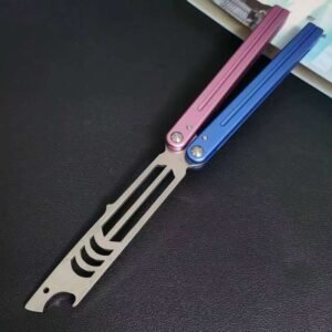 Aluminum manico beginner outdoor practice coltello