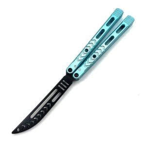 Variant practice butterfly 7075 aluminum uncut training coltello
