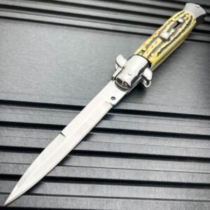 8.75 pollici Italian stiletto switch lama auto coltello tascabile