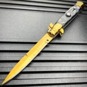 8.75 pollici Italian stiletto switch lama auto coltello tascabile