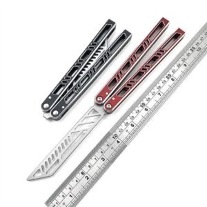 Aluminum manico Butterfly training coltello
