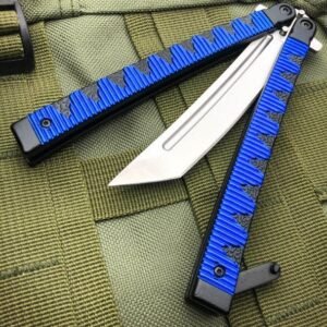 9.5pollici Samurai Japanese Style Tanto lama coltello butterfly Balisong