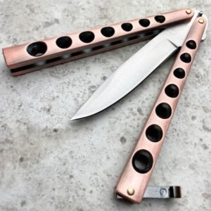 Alta qualita Helix Butterfly coltello balisong BRONZE