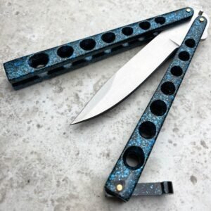Alta qualita Helix Butterfly coltello balisong blu