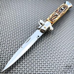 Italian stiletto coltello tascabile