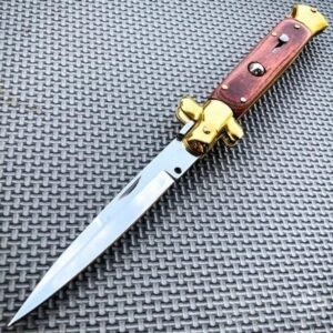 Italian stiletto coltello tascabile