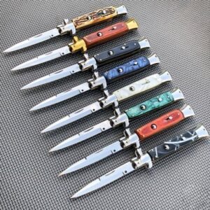 Italian stiletto coltello tascabile