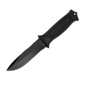 Coltello da caccia alta durezza tattico wilderness coltello da sopravvivenza-nero