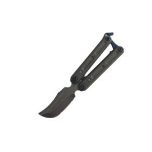 Mini coltello butterfly Mini Balisong Tainless Steel Practice coltello Key Sharp Fruit coltello
