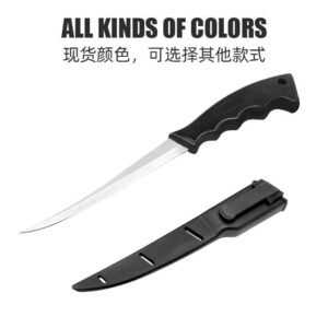 6 pollici nero coltello da pesca