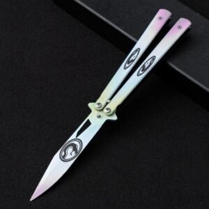 Unsharpened butterfly practice coltello color coltello butterfly outdoor multi-function coltello pieghevole swing