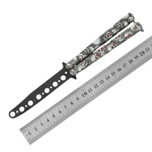 CSGO coltello butterfly CS coltello butterfly novice practice coltello butterfly comb toy practice coltello full steel unsharpened
