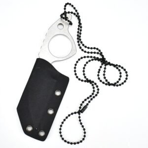 One-piece steel portable mini coltello coltello da collo