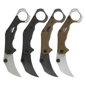 Coltello karambit Kaxiu coltello pieghevole Outdoor Multi-Function alta durezza Sharp pieghevole Claw coltello
