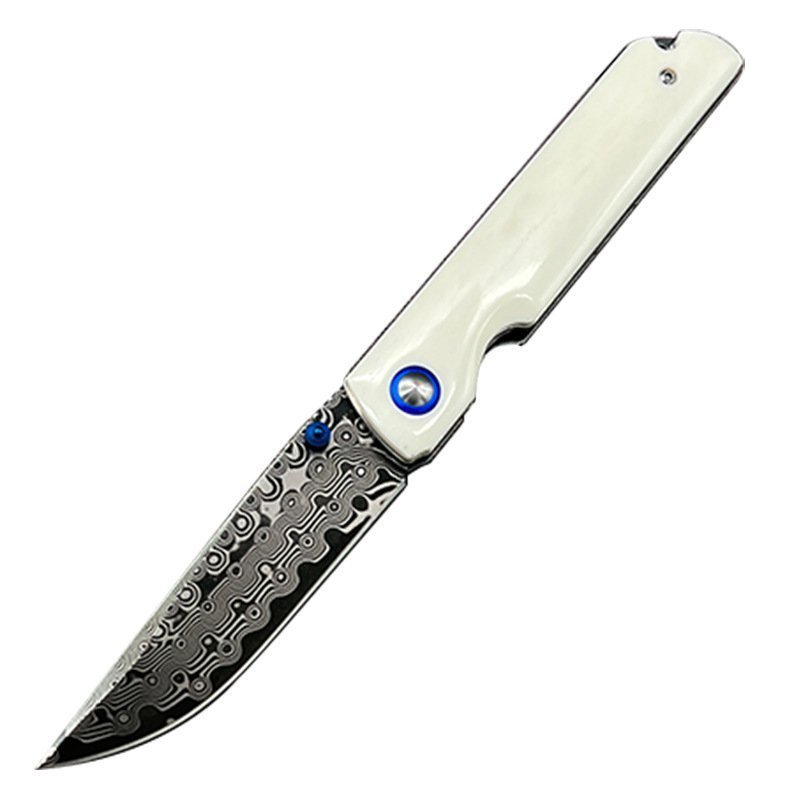 Damascato steel coltello pieghevole VG10 alta durezza portable coltello pieghevole 1 Damascato steel coltello pieghevole VG10 alta durezza portable coltello pieghevole