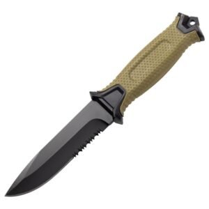Explorer II outdoor half-tooth coltello da caccia wilderness exploration collezione responsabile coltello---verde