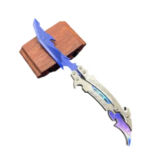 Call of Duty game peripheral lightning flame shadow metal coltello butterfly unsharpened