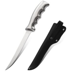 Portable outdoor acciaio inossidabile coltello da pesca