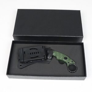 Coltello karambit Camping Survival Outdoor coltello collezione responsabile D2 Straight coltello alta durezza tattico coltello Integrated Claw coltello