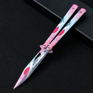 Unsharpened butterfly practice coltello color coltello butterfly outdoor multi-function coltello pieghevole swing
