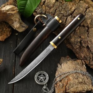 Damascato steel VG10 outdoor coltello portable coltello collection coltello sharp piccolo straight coltello