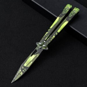 Unsharpened butterfly practice coltello color coltello butterfly outdoor multi-function coltello pieghevole swing