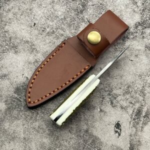 Coltello damascato Outdoor Mini coltello tascabile Forged damascato Steel Pocket Survival