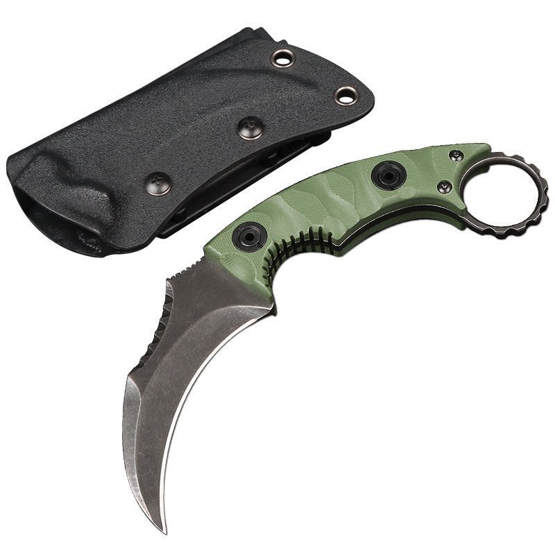 Coltello karambit Camping Survival Outdoor coltello collezione responsabile D2 Straight coltello alta durezza tattico coltello Integrated Claw coltello 1 Coltello karambit Camping Survival Outdoor coltello collezione responsabile D2 Straight coltello alta durezza tattico coltello Integrated Claw coltello