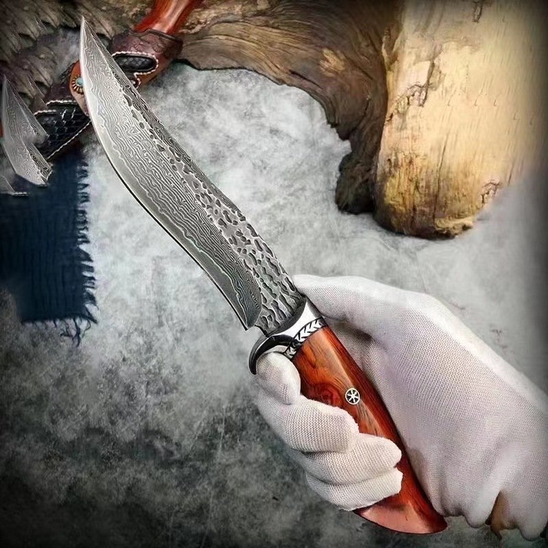 Coltello damascato handmade coltello forging pattern 1 Coltello damascato handmade coltello forging pattern