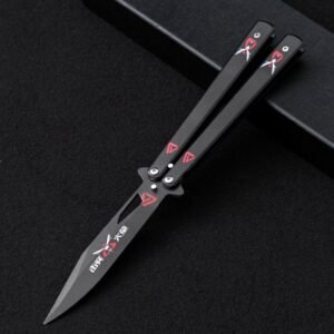 Unsharpened butterfly practice coltello color coltello butterfly outdoor multi-function coltello pieghevole swing