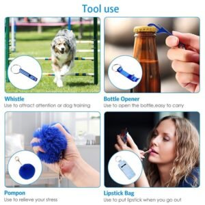 Portachiavi da collezione responsabile 11-Piece Aluminum Anti-Wolf Alarm rosa