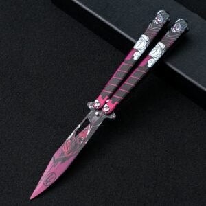 Unsharpened butterfly practice coltello color coltello butterfly outdoor multi-function coltello pieghevole swing