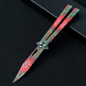 Unsharpened butterfly practice coltello color coltello butterfly outdoor multi-function coltello pieghevole swing