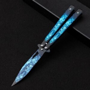 Unsharpened butterfly practice coltello color coltello butterfly outdoor multi-function coltello pieghevole swing