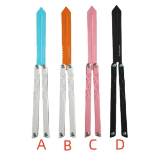 Swordfish training coltello butterfly coltello pieghevole swing coltello practice unsharpened 7 series coltello butterfly