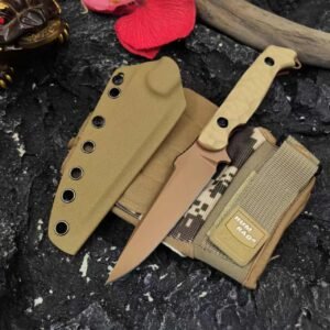 Outdoor survival straight coltello alta durezza adventure wilderness survival straight coltello-01