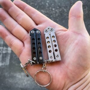 Mini coltello butterfly keychain piccolo balisong